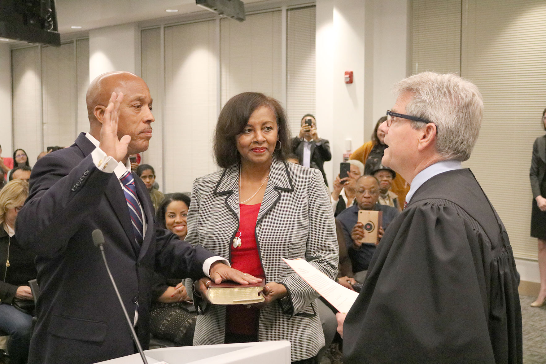 Brian Weaver sworn in
